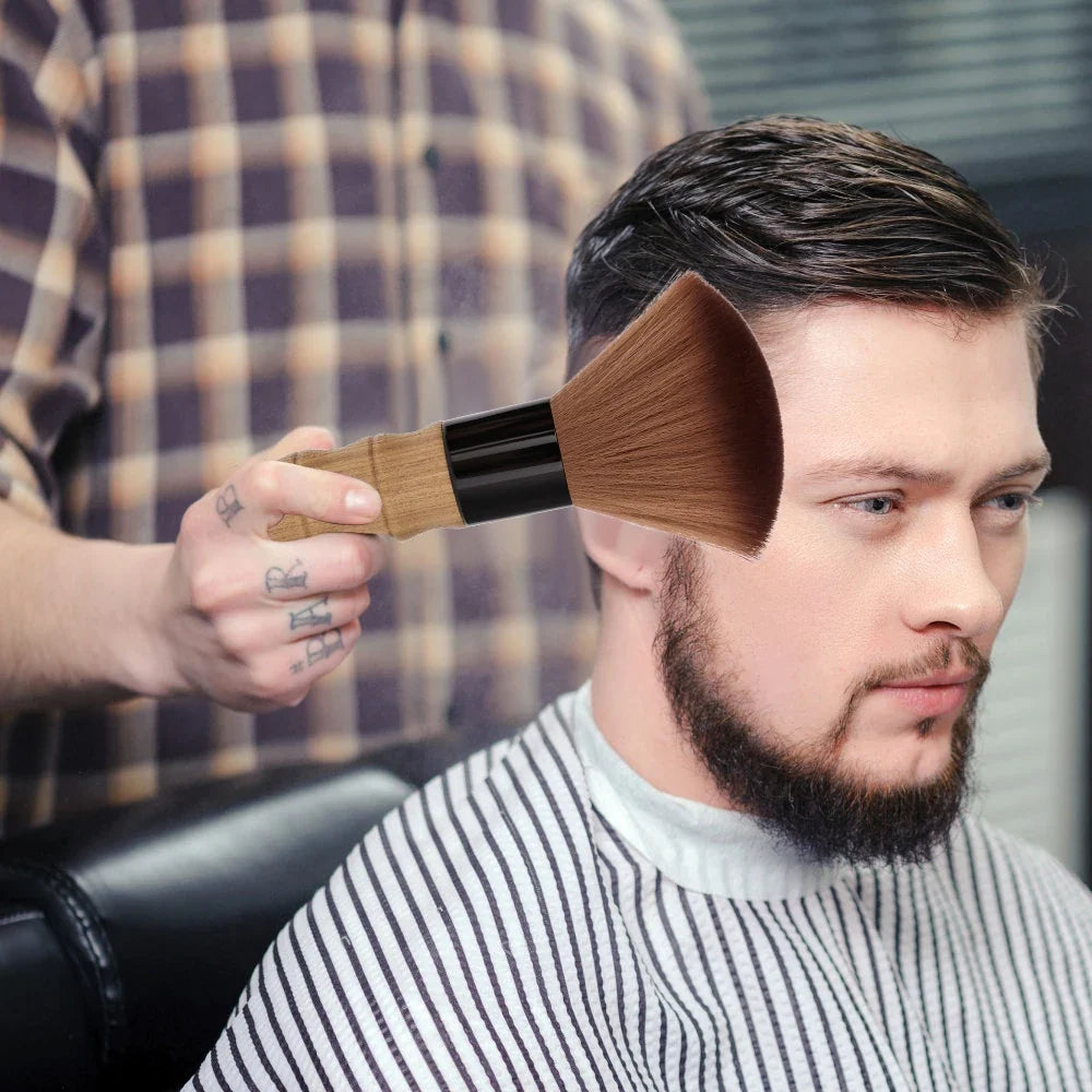 Soft Neck Face Duster Brush – Barber Salon Hair Cleaning Tool