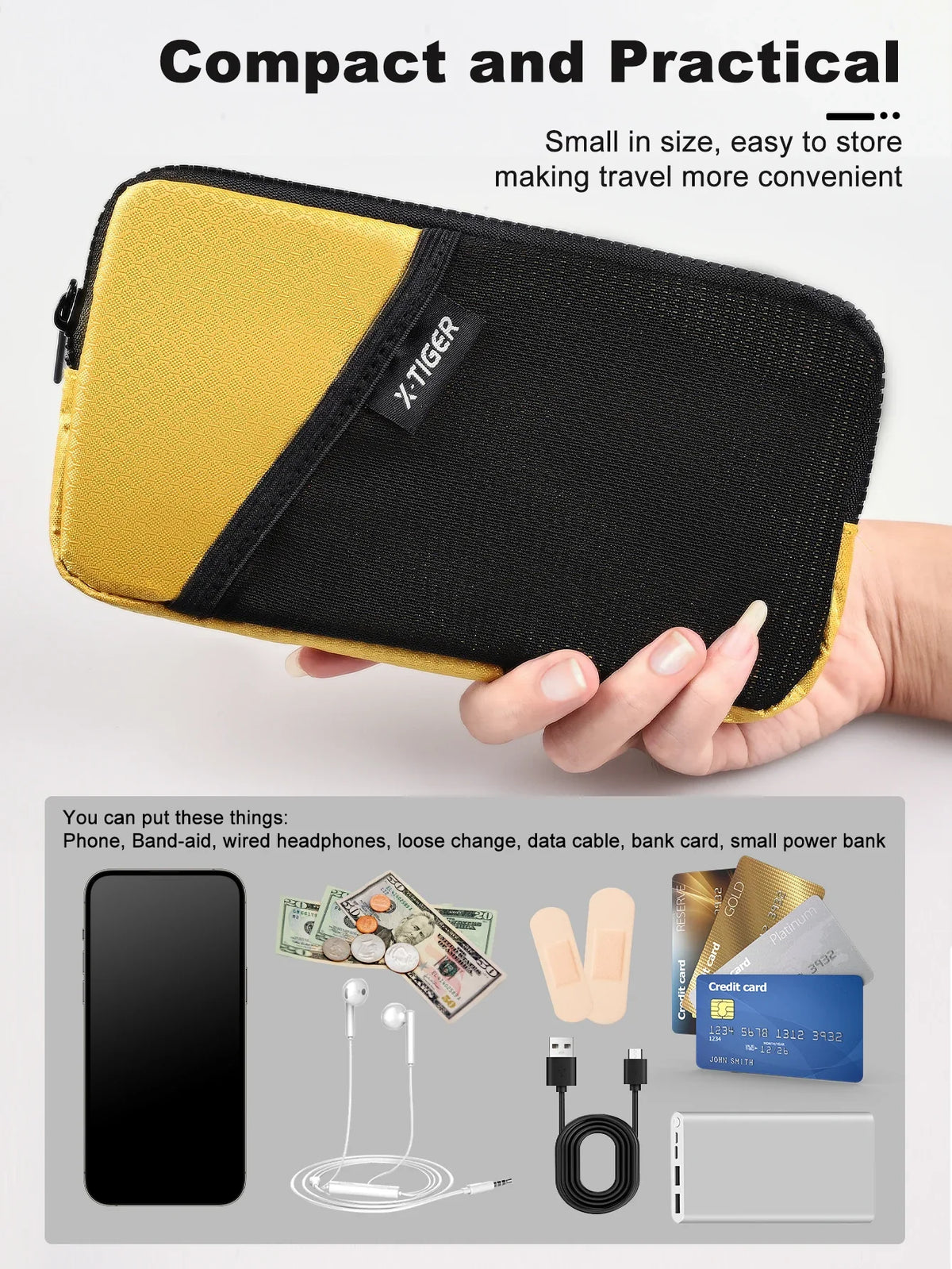 X-TIGER Cycling Jersey Pocket Bag – Lightweight Phone Wallet