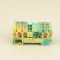 5-Pack PT2.5 QUATTRO Screwless Push-In Spring Terminal Block