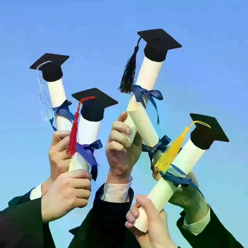 2-Pack Mini Graduation Cap Hair Clips | Party & Photo Prop
