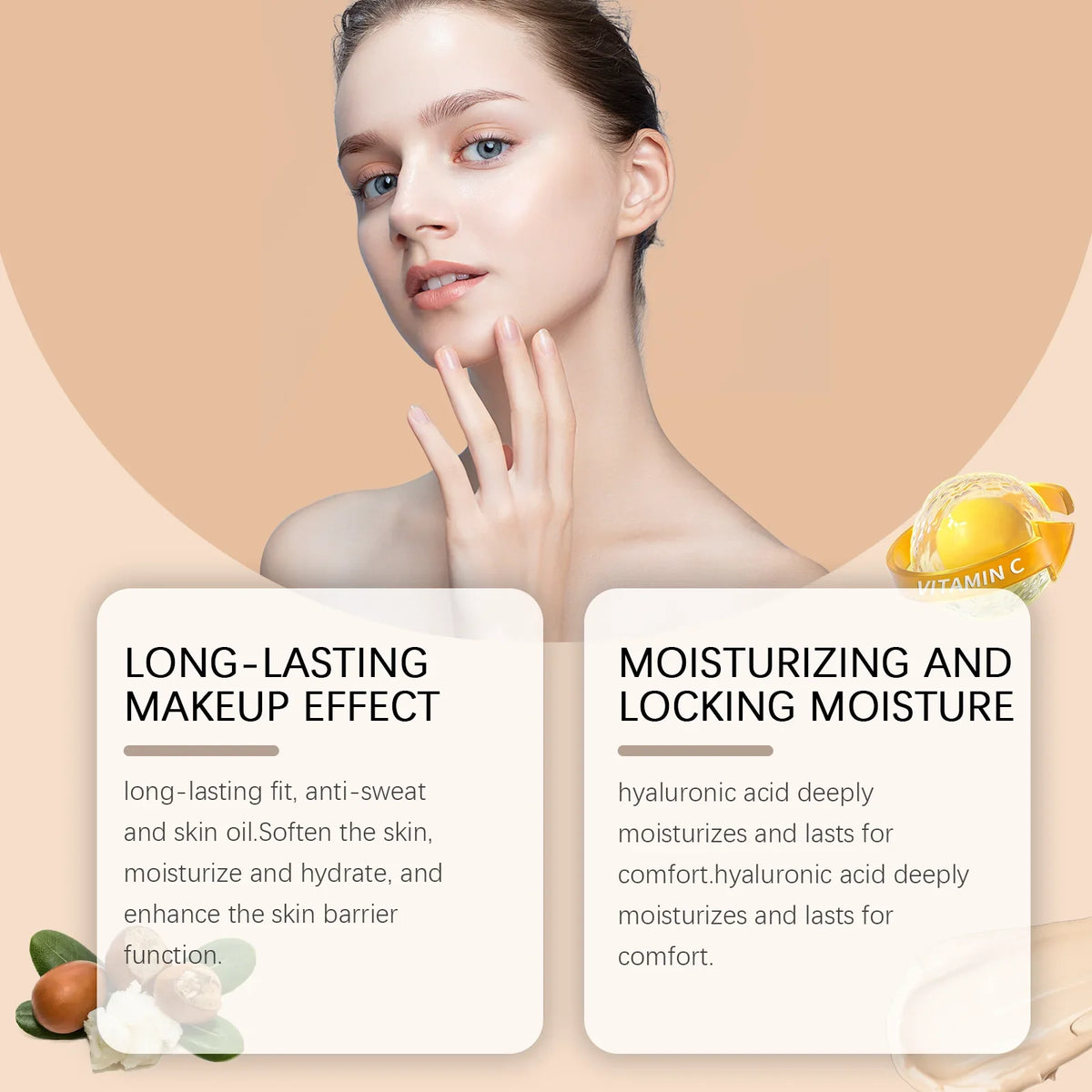 West&Month Liquid Foundation – Hydrating, Waterproof, 30ml