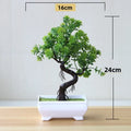 Artificial Potted Mini Tree | Fake Plant for Home & Desk Decor
