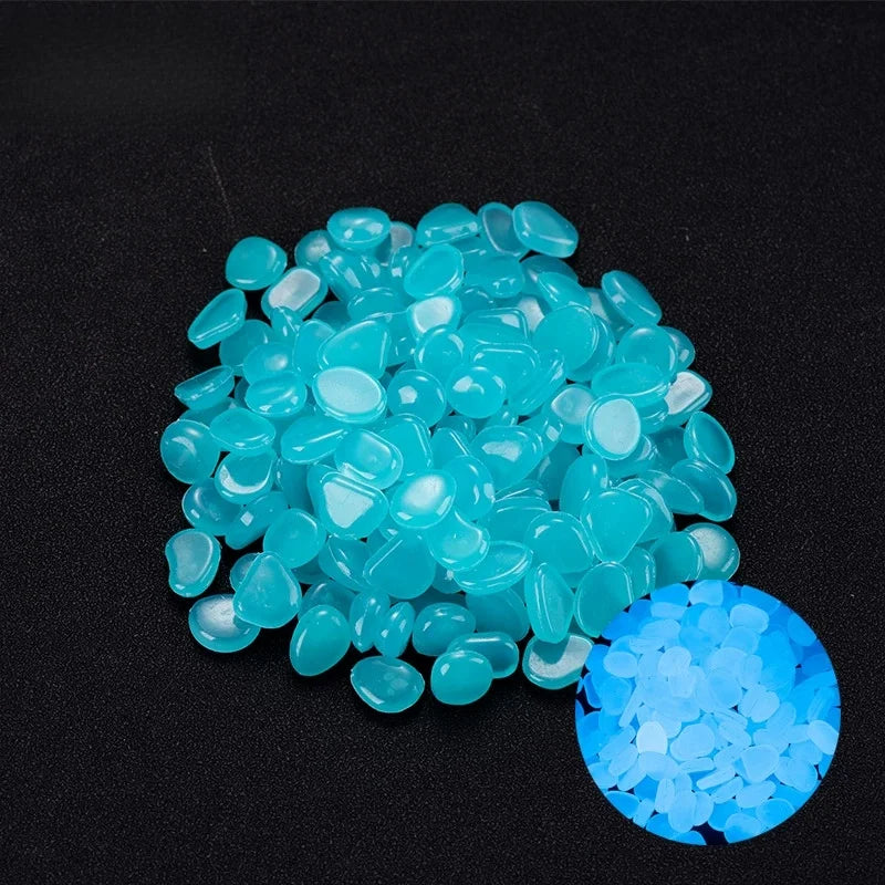 1200 Pcs Glow in the Dark Stones – Garden & Aquarium Pebbles