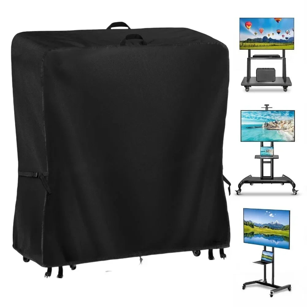Waterproof Outdoor TV Cart Cover | Heavy Duty Oxford Cloth 45–50"
