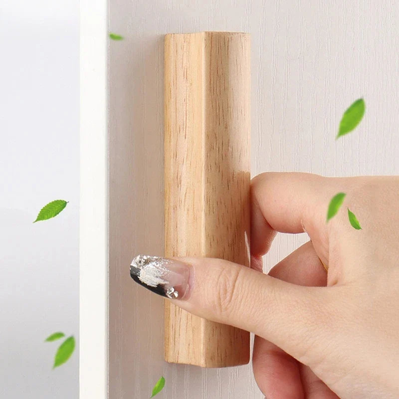 Natural Rubberwood Cabinet Handles & Drawer Knobs | Rural Style