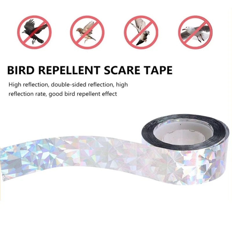 80M Reflective Bird Scarer Tape | Double-Sided Flash Ribbon