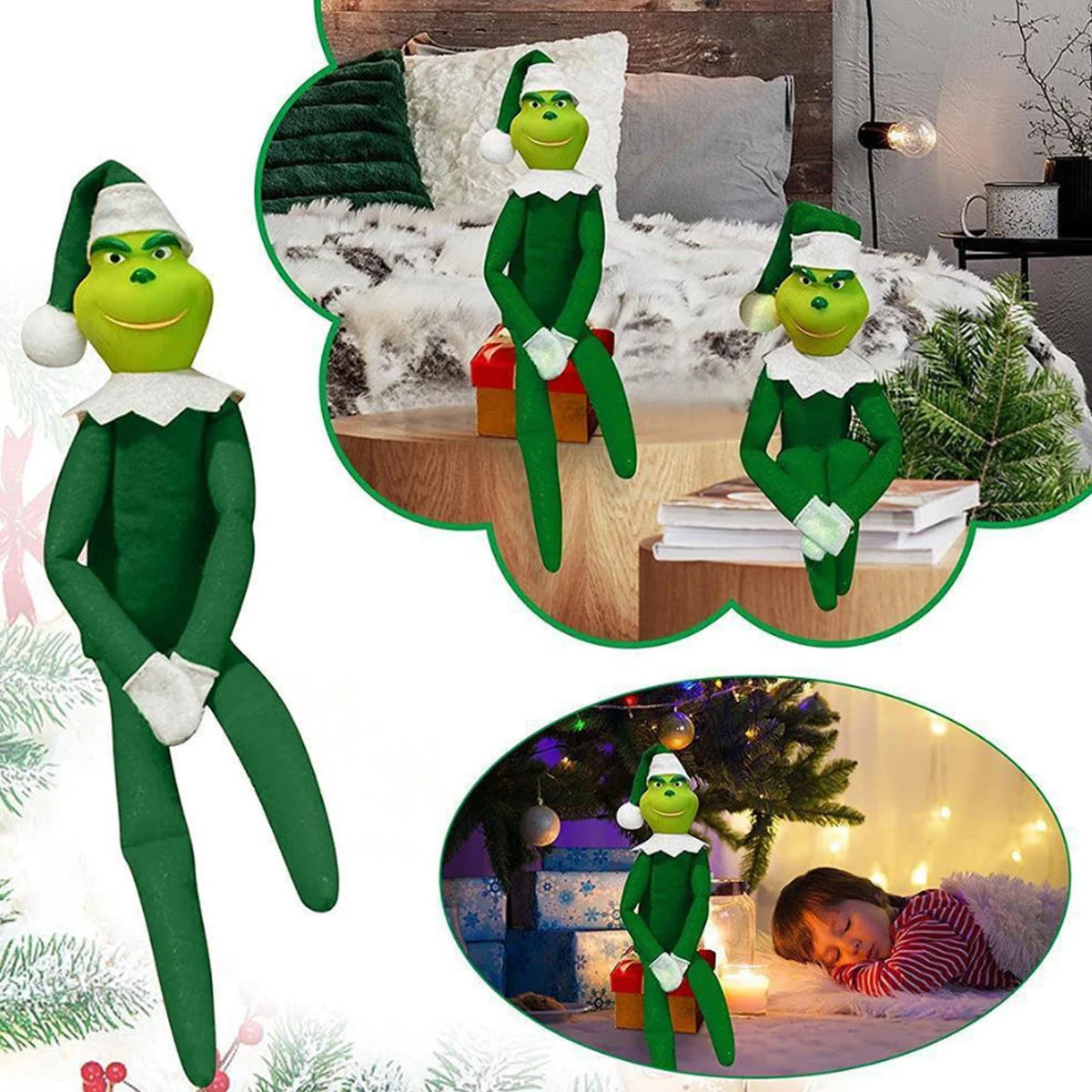 Christmas Elf Doll Ornament | Festive Tree & Room Décor