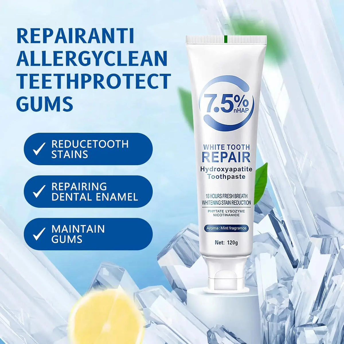 Hydroxyapatite Toothpaste – Enamel Protection & Fresh Breath