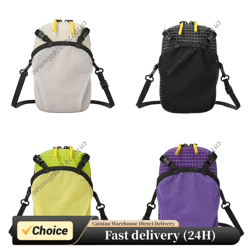 Water Bottle Pouch Phone Pocket Hiking Backpack Strap Holder Sports