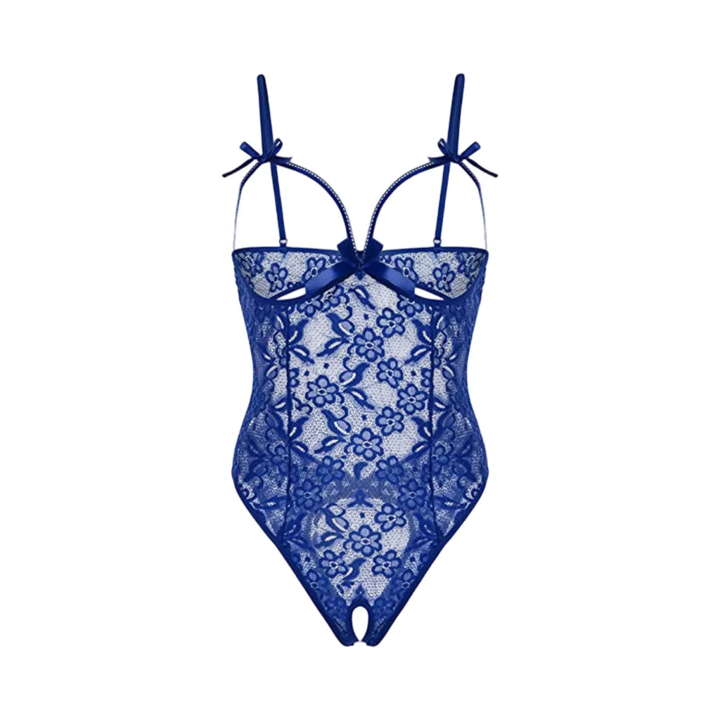 Women's Sheer Lace Babydoll Lingerie Set – S to XXL