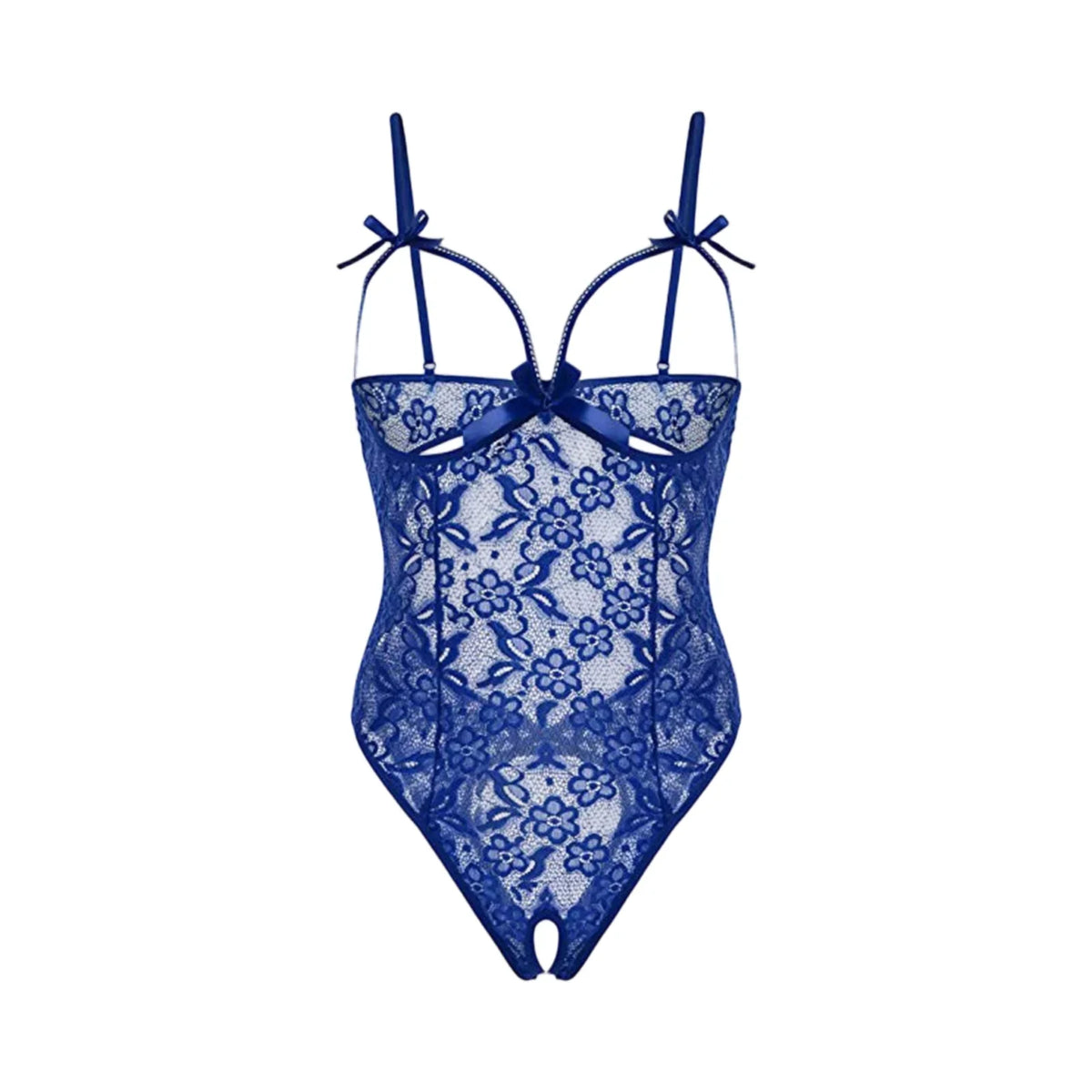 Women's Sheer Lace Babydoll Lingerie Set – S to XXL