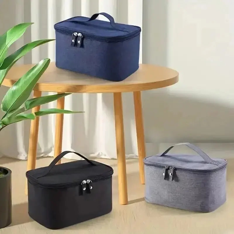 Men's Large Double Layer Travel Toiletry Bag – Oxford Wash Bag