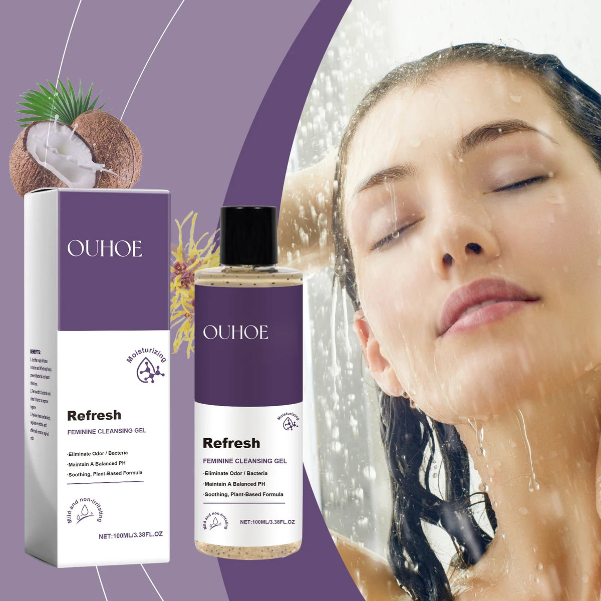 PH Balanced Feminine Wash Gel – Moisturizing & Refreshing 100ml