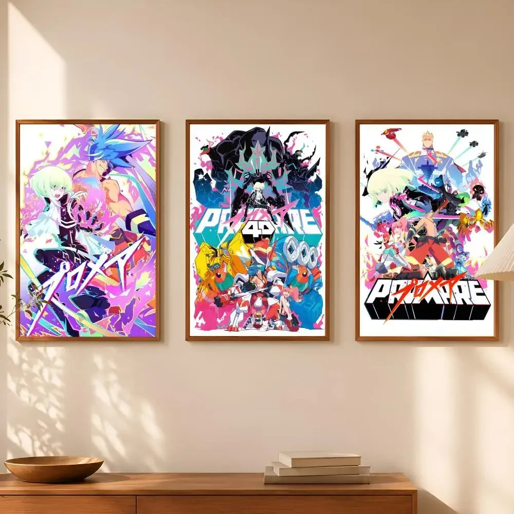 Promare Anime Self-Stick HD PVC Wall Poster – Waterproof Art