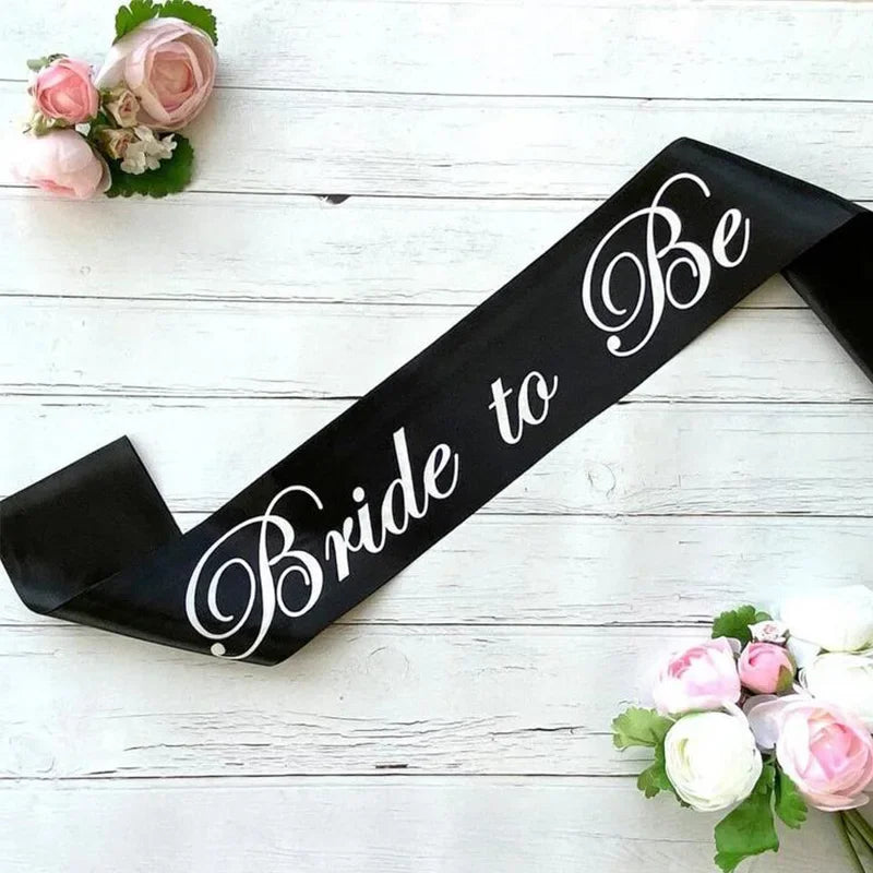 Bridal Party Sash – Bride, Bridesmaid, Maid of Honor Wedding