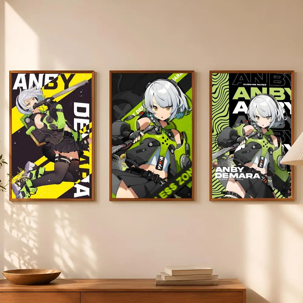 Zenless Zone Zero Self-Stick HD Wall Poster – Waterproof