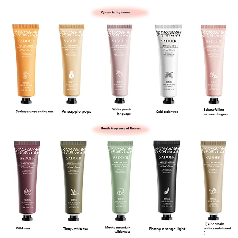 YOUNGCOME 10pc Floral Fruity Hand Cream Set – Moisturizing