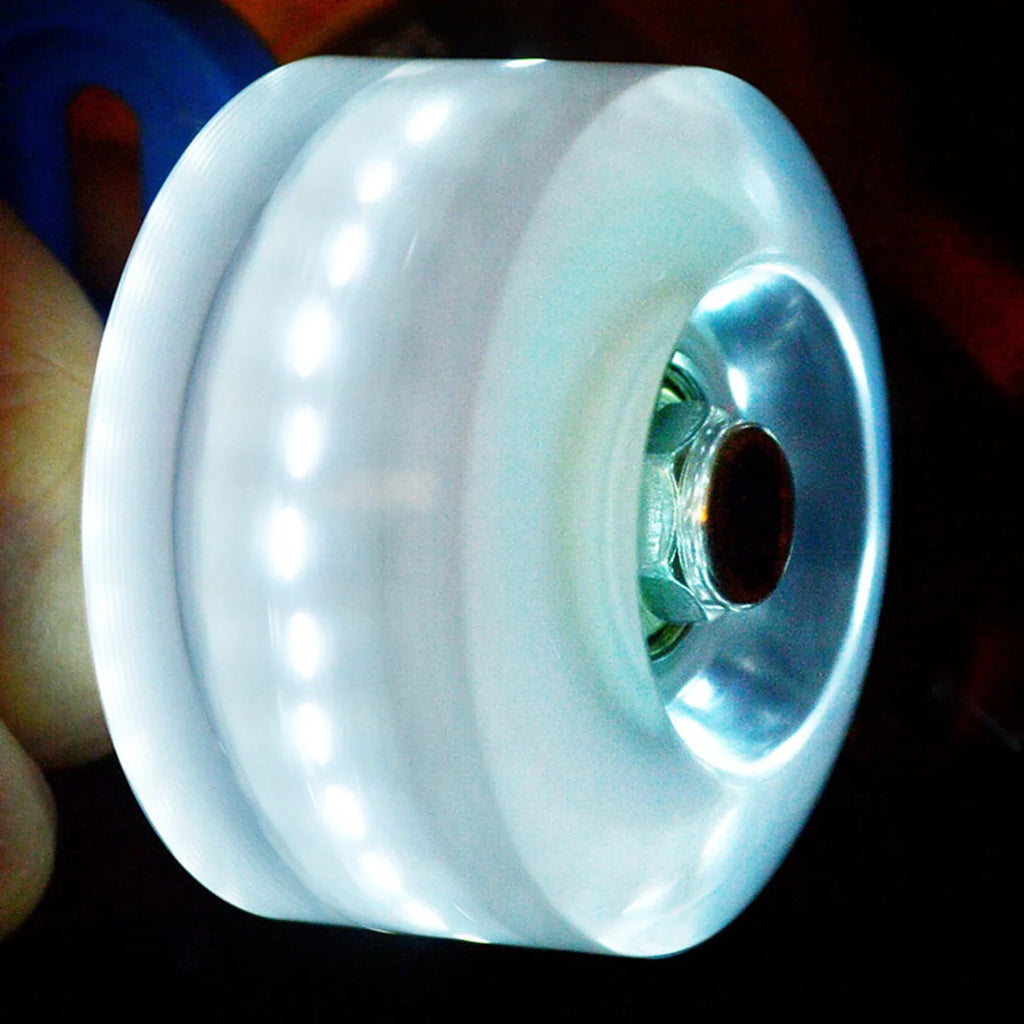 4-Pack LED Luminous Roller Skate Wheels 58mm 82A | Fast Roll