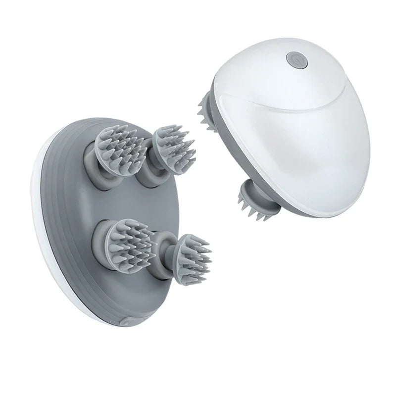 Electric Scalp Massager USB Rechargeable IPX7 Waterproof 5-Mode