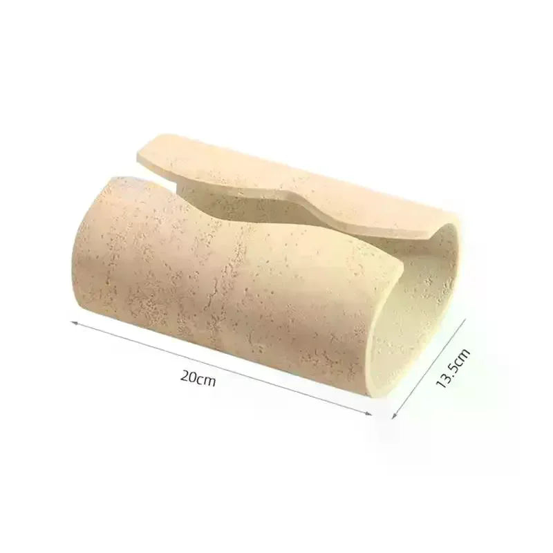 Vintage Cave Stone Resin Tissue Box | Napkin Organizer
