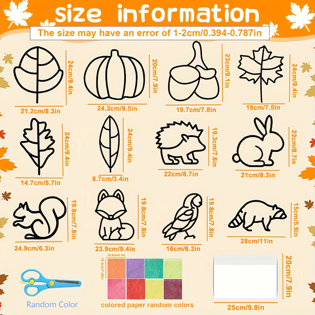 DIY Autumn Wreath Craft Kit – Thanksgiving & Holiday Gift