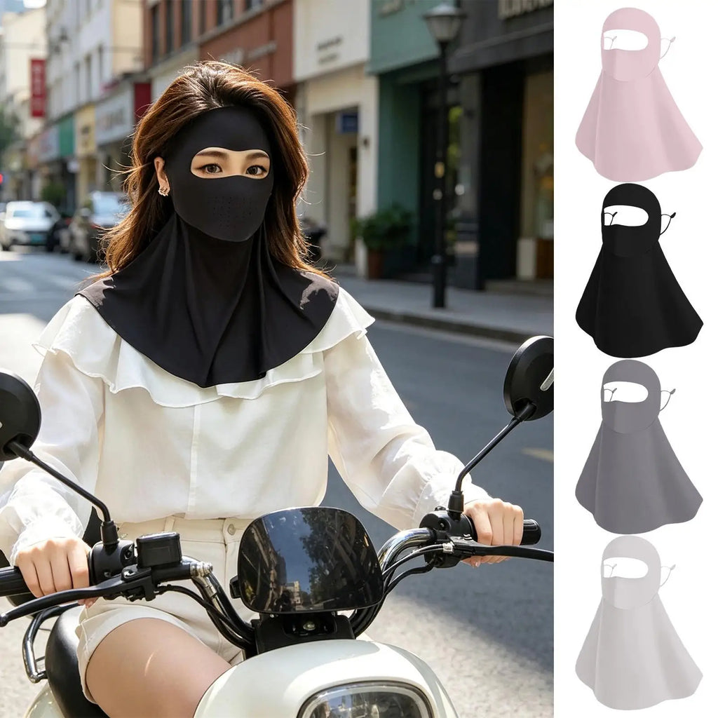 UV Protection Full Face Mask – Breathable Outdoor Sun Cover