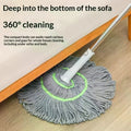 360° Self-Wringing Spin Mop – 2-in-1 Dry & Wet Floor Cleaner