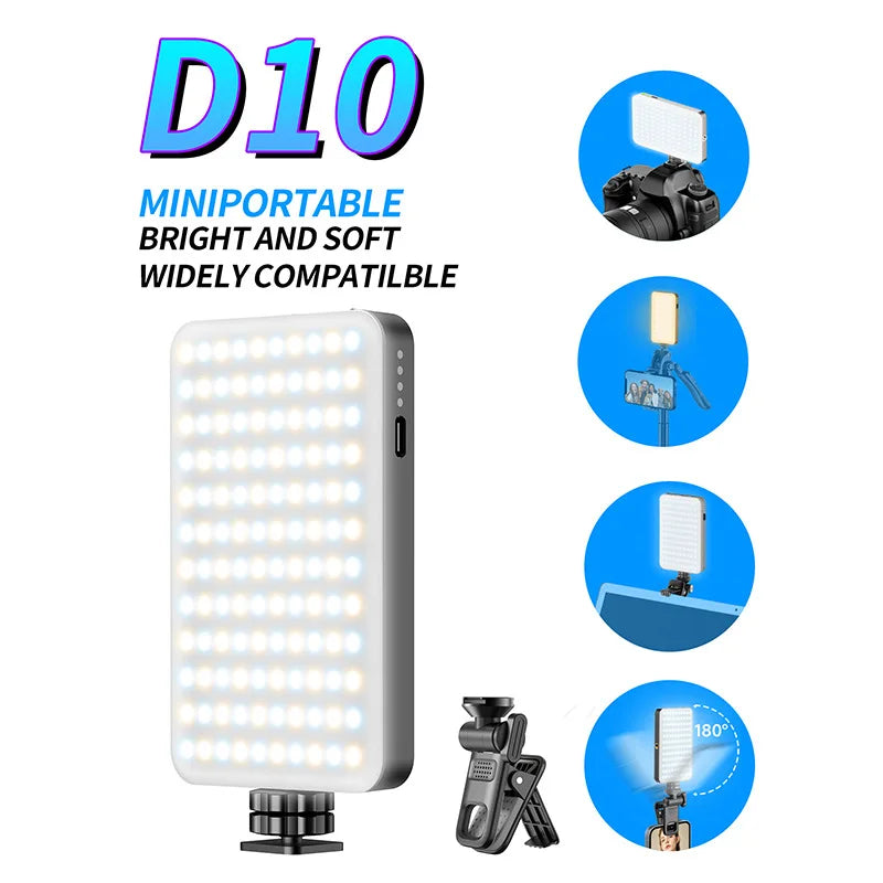 Mobile Phone Full-color RGB Fill Light Led Selfie Video Shooting