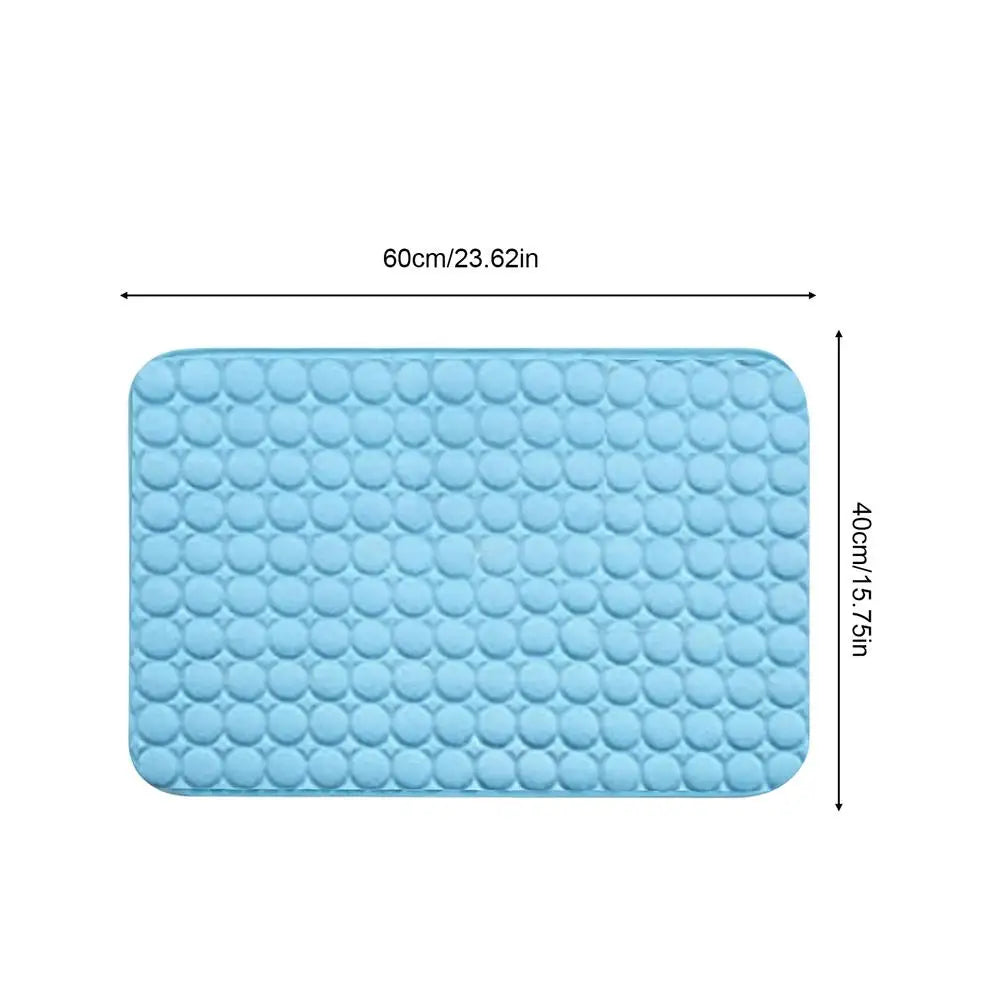 Self-Cooling Pet Mat for Dogs & Cats | Ice Silk Cooling Pad