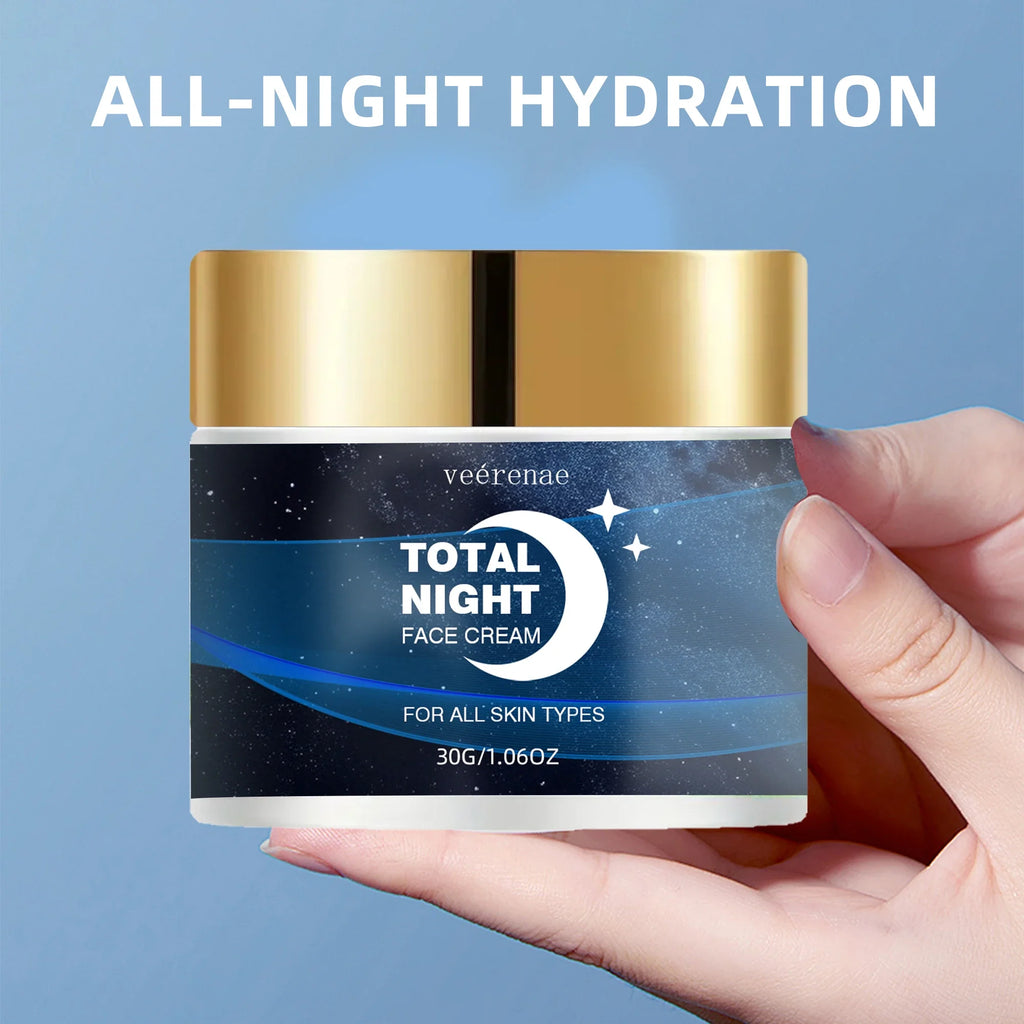 Véerenae Total Night Face Cream – Non-Greasy Moisturizer