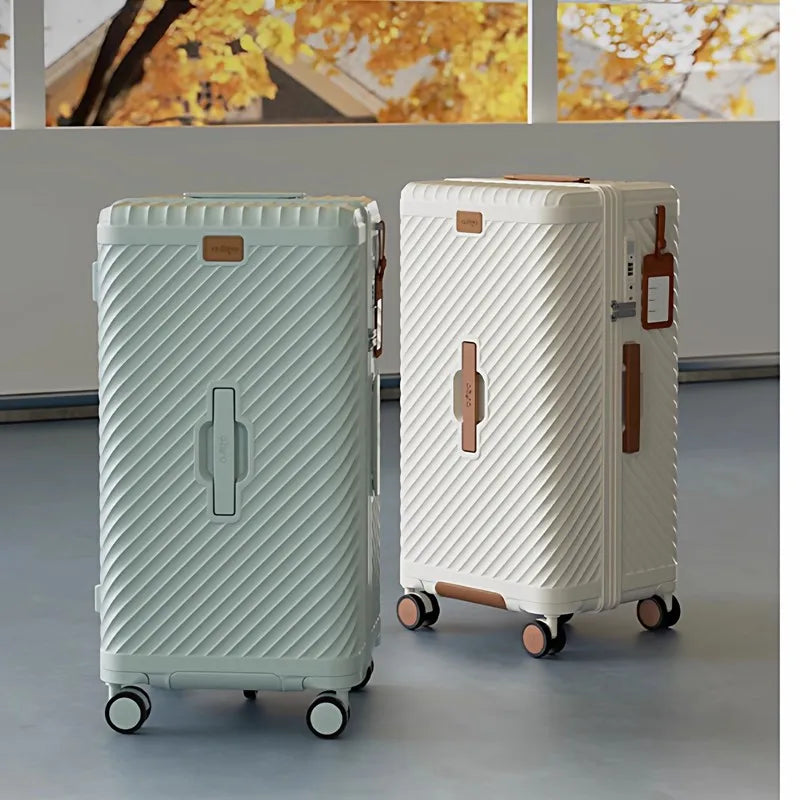 Waterproof PC Hardshell Spinner Suitcase | TSA Lock & Cup Holder