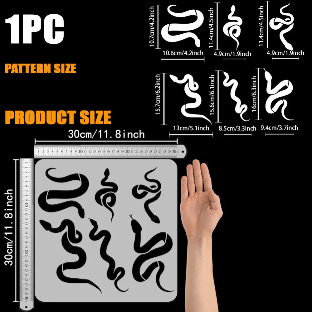 Tree of Life Stencil 11.8" – Reusable Damask DIY Craft Template