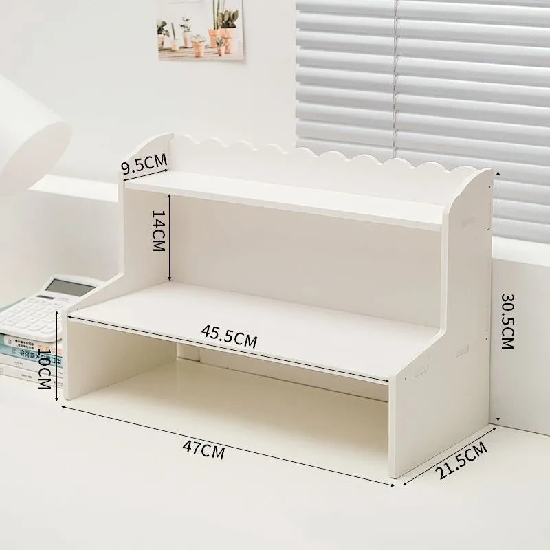 Desktop Multi-Layer Shelf – Stationery, Books & Cosmetics