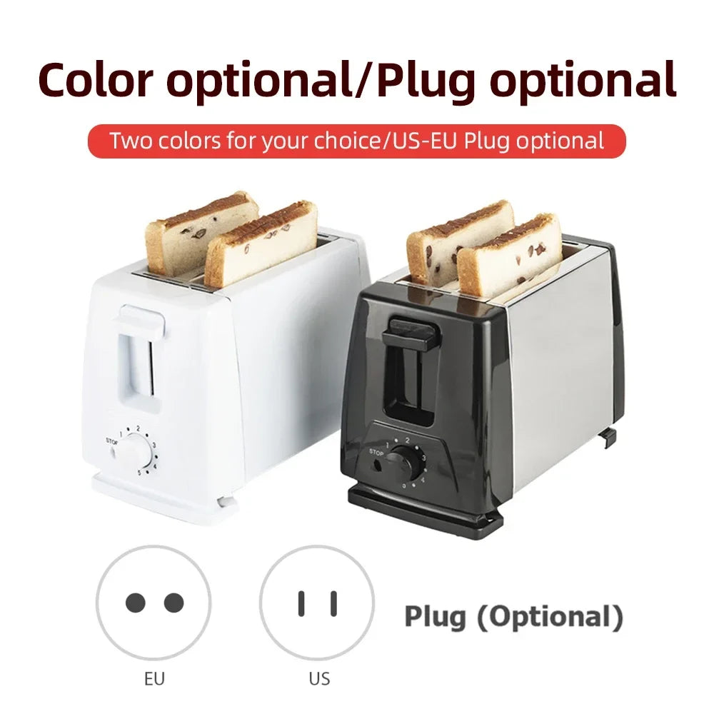 URGGU 2-Slice Wide Slot Toaster | 6 Browning Levels, Auto Pop-Up