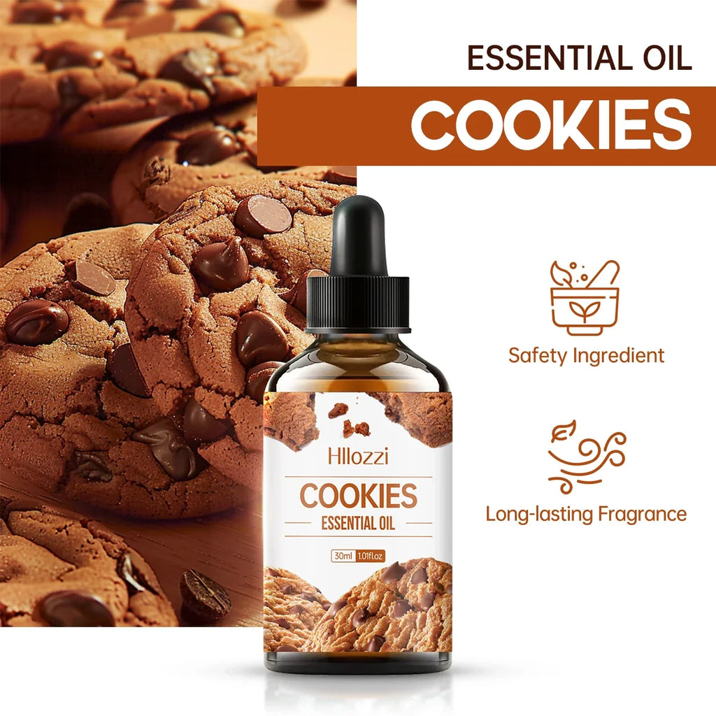 Hllozzi Cookies Essential Oil 30ml – Diffuser, Candle & Soap