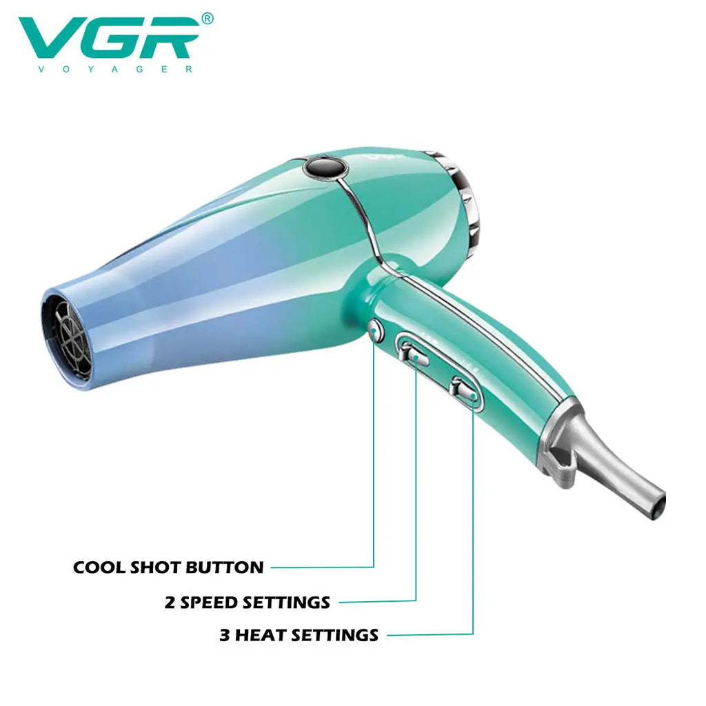 VGR V-452 2400W Negative Ion Hair Dryer – Fast Drying