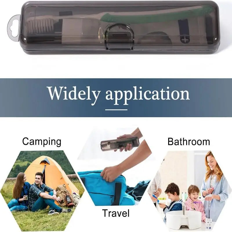 Travel Toothbrush Case – Clear Portable Organizer Box
