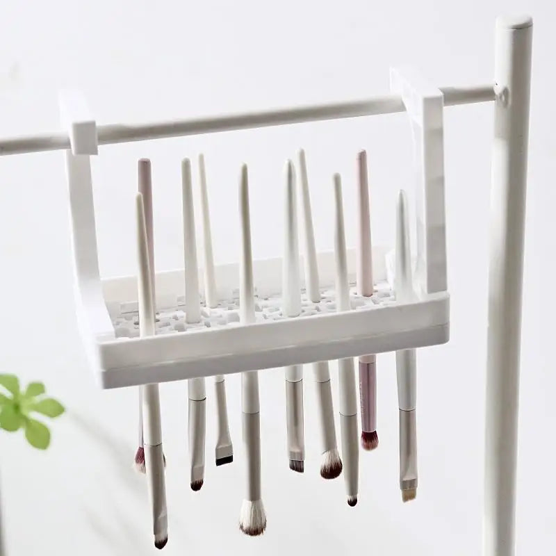 Silicone Makeup Brush Holder Drying Stand & Organizer
