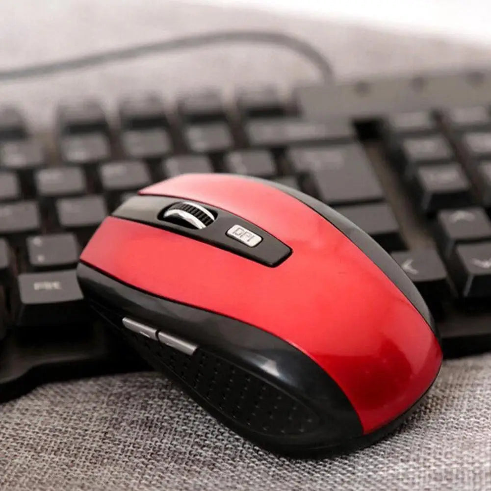 BUDI 2.4G Wireless Mouse – 2400 DPI, 6 Colors, Mini & Slim