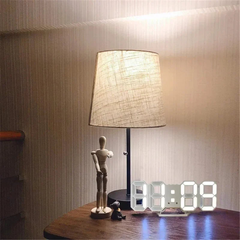 3D LED Digital Wall Clock | Modern Square Acrylic Home Decor