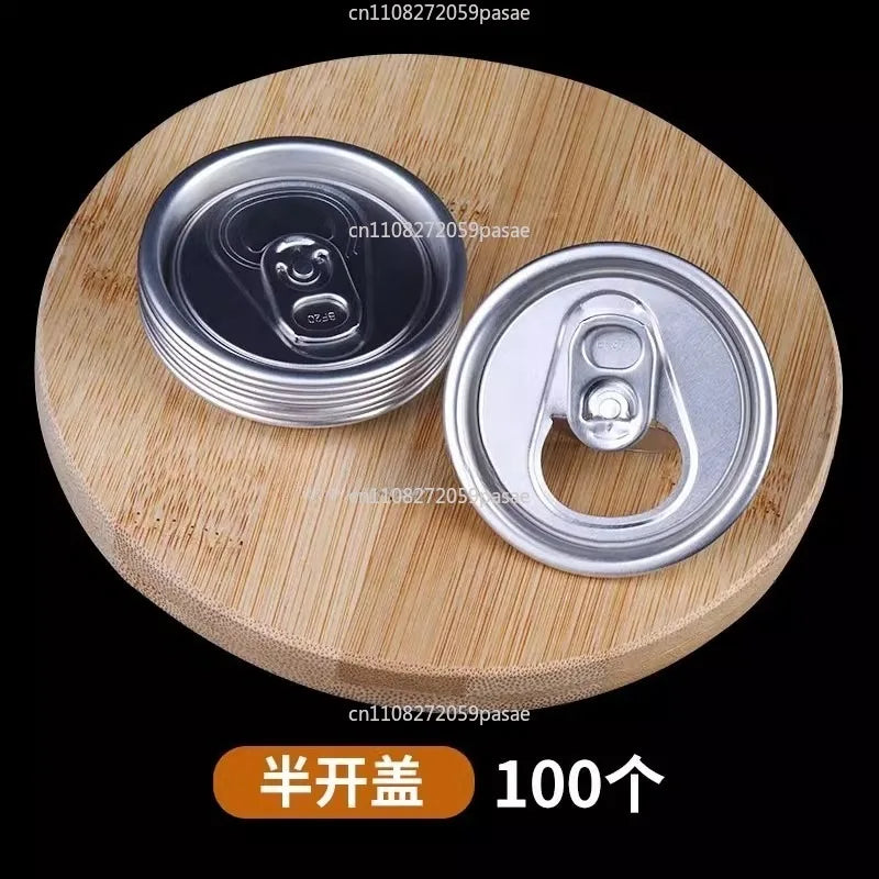 202# Aluminum Can Lids 55mm – 100pcs for Can Seamer & Drinks