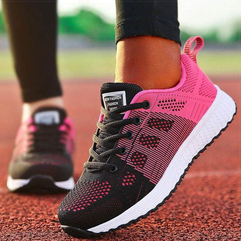 HAJINK Women's Sneakers – Breathable Casual Gym Trainers