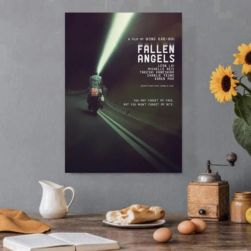 Fallen Angels Canvas Poster – Wong Kar-Wai Retro Movie Wall Art