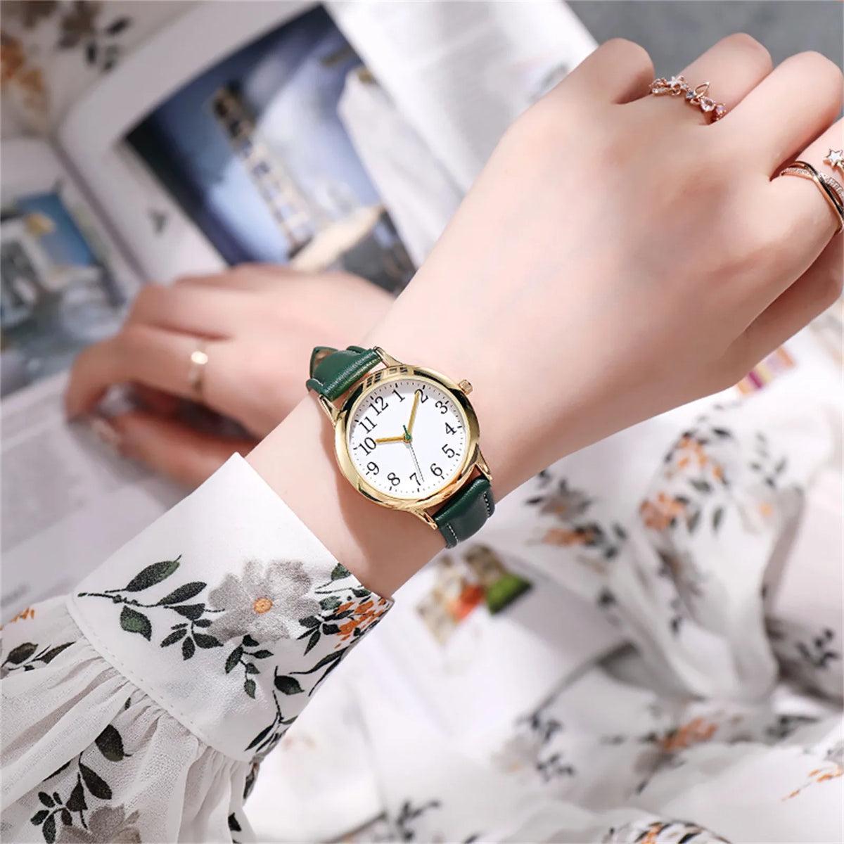 Women's Quartz Watch | Japanese Movement & Leather Strap