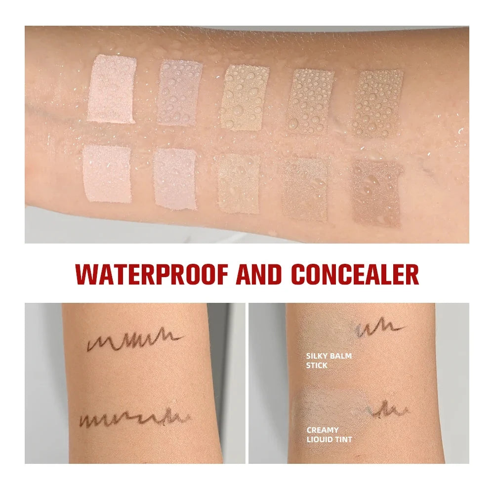 2-in-1 Blurring Concealer & Foundation – Full Coverage, Waterproof