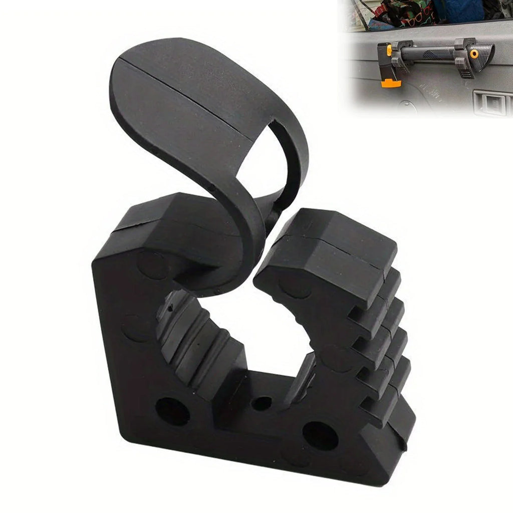 Heavy-Duty Rubber Clamp Hook for Truck Bed, Roof Rack & Trailer