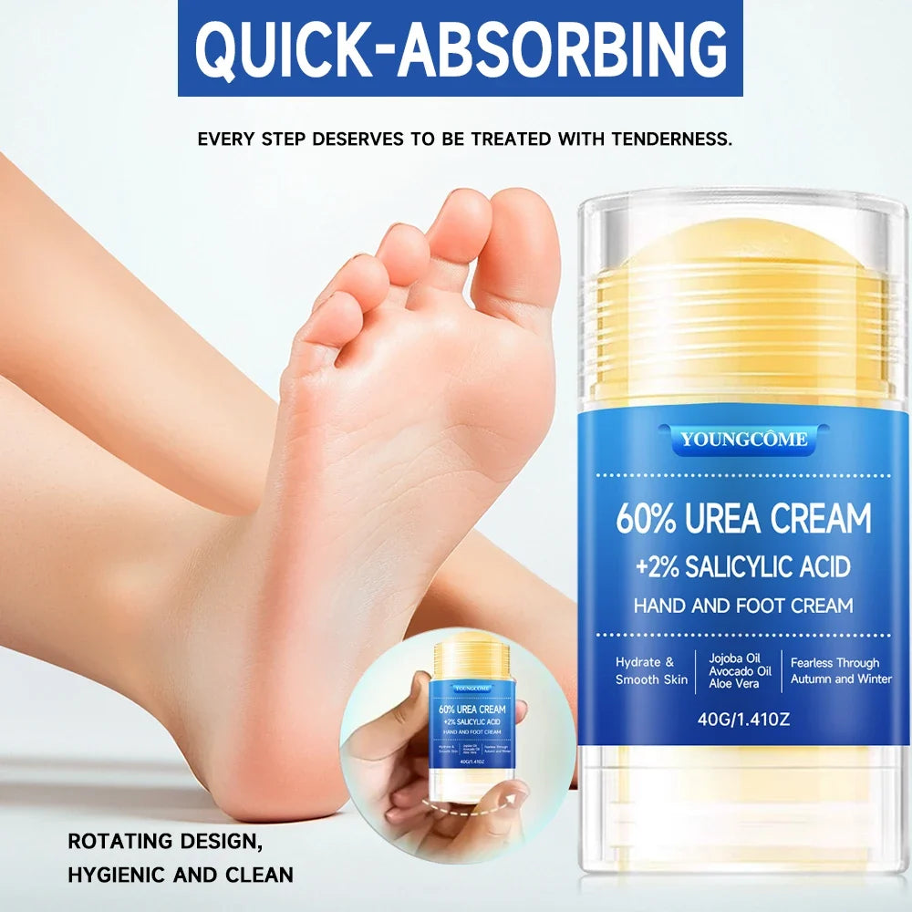 Urea 60% Foot & Hand Cream with Salicylic & Hyaluronic Acid