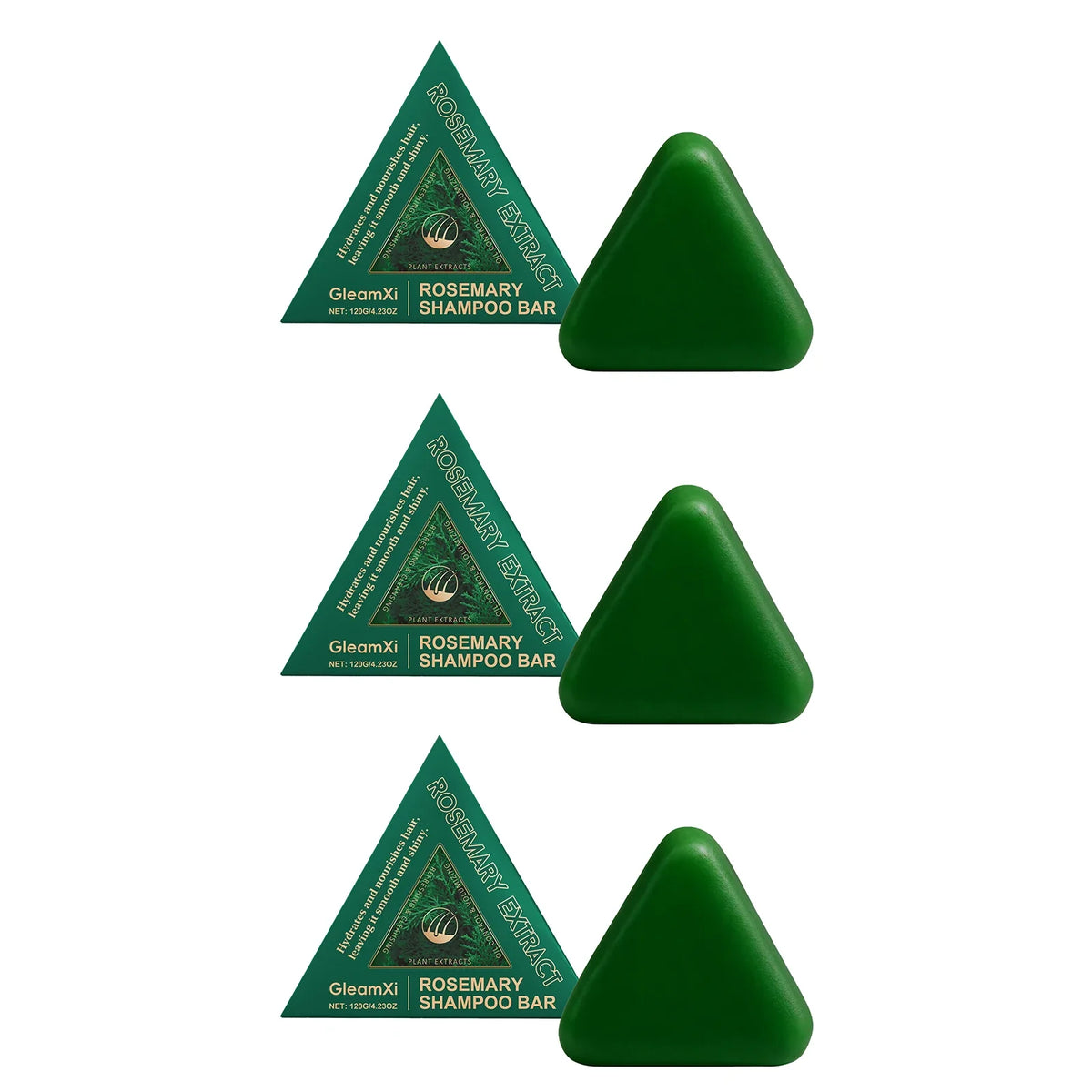 Rosemary Shampoo Bar Hair Growth Anti Loss Oil Control Improve Frizz