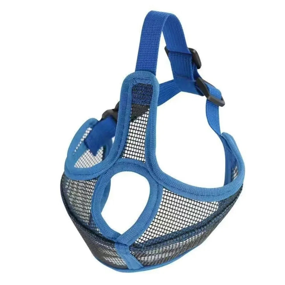 Breathable Mesh Dog Muzzle – Anti-Chew & Anti-Bark Cover