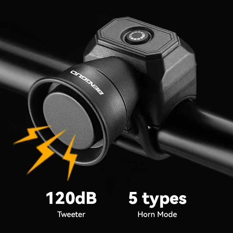 Waterproof Electronic Bike Horn – USB or Battery Powered Bell
